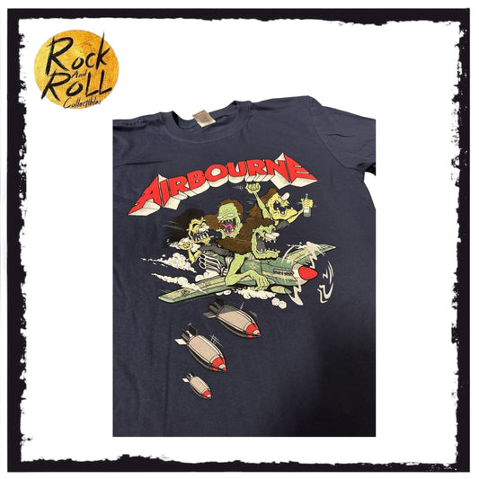 Airbourne "Burnin' Out The Nitro Through Europe" Tour 2019 Crewneck T-Shirt