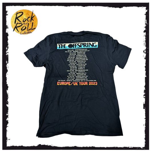 The Offspring "Let The Bad Times Roll" Official Crewneck Tour T-Shirt Europe/UK 2023