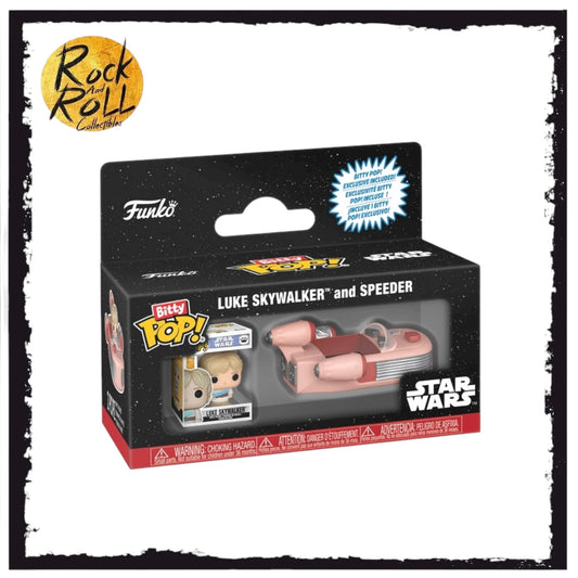 Luke Skywalker and Speeder Funko Bitty Pop Ride - Star Wars