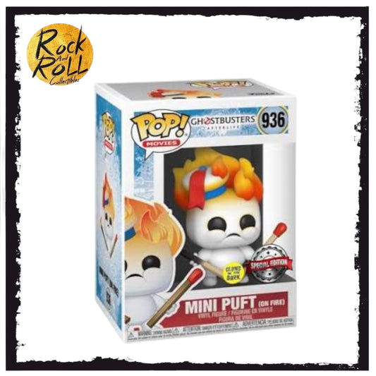 Mini Puft (on Fire) #936 (Glows in the Dark) Funko Pop! - Ghostbusters: Afterlife - Special Edition