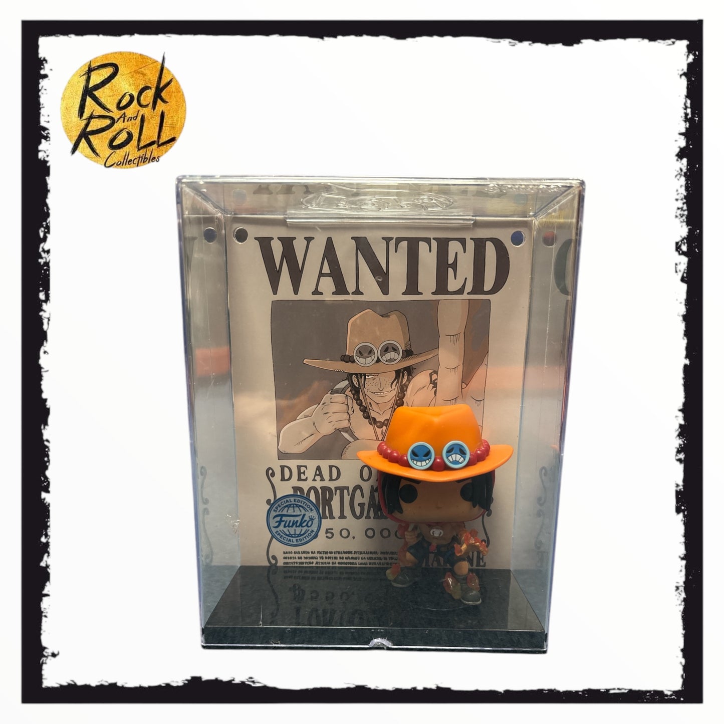 One Piece - Portgas D. Ace Wanted Funko Pop! Poster - No Packaging