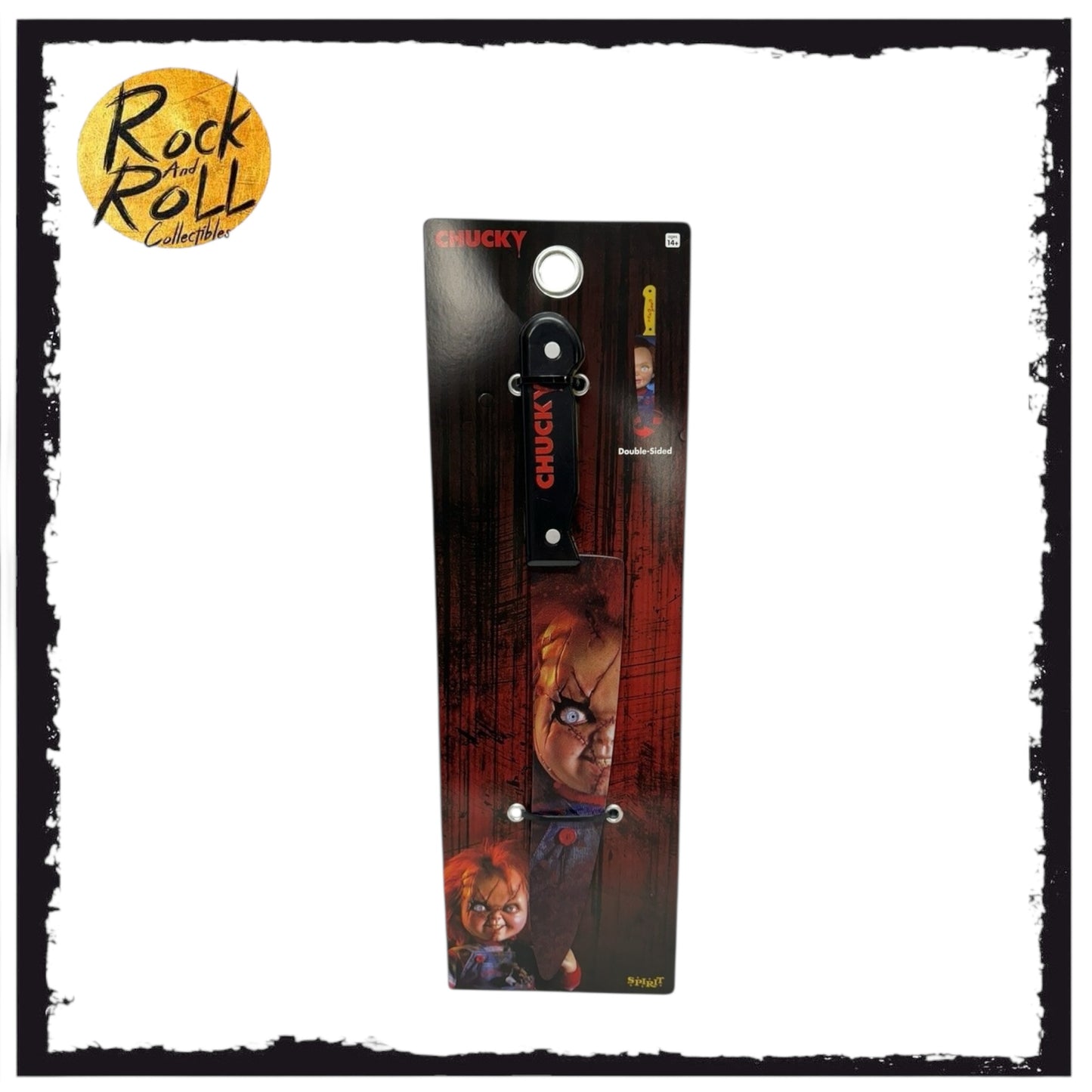 Spirit Halloween- Chucky Graphic Double Sided Knife