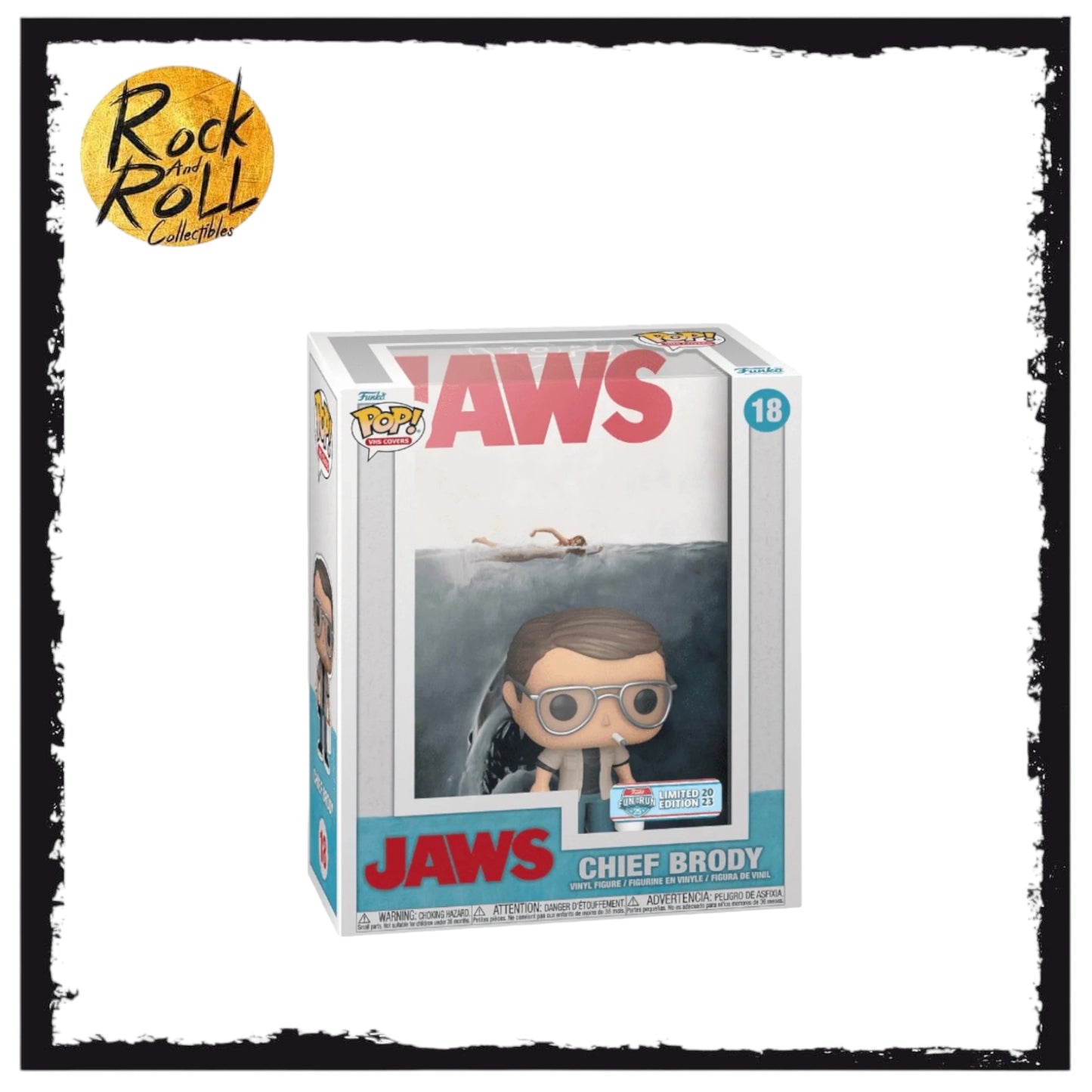 Chief Brody #18 Funko Pop VHS Cover! - Jaws - Fun on the Run Walmart Exclusive