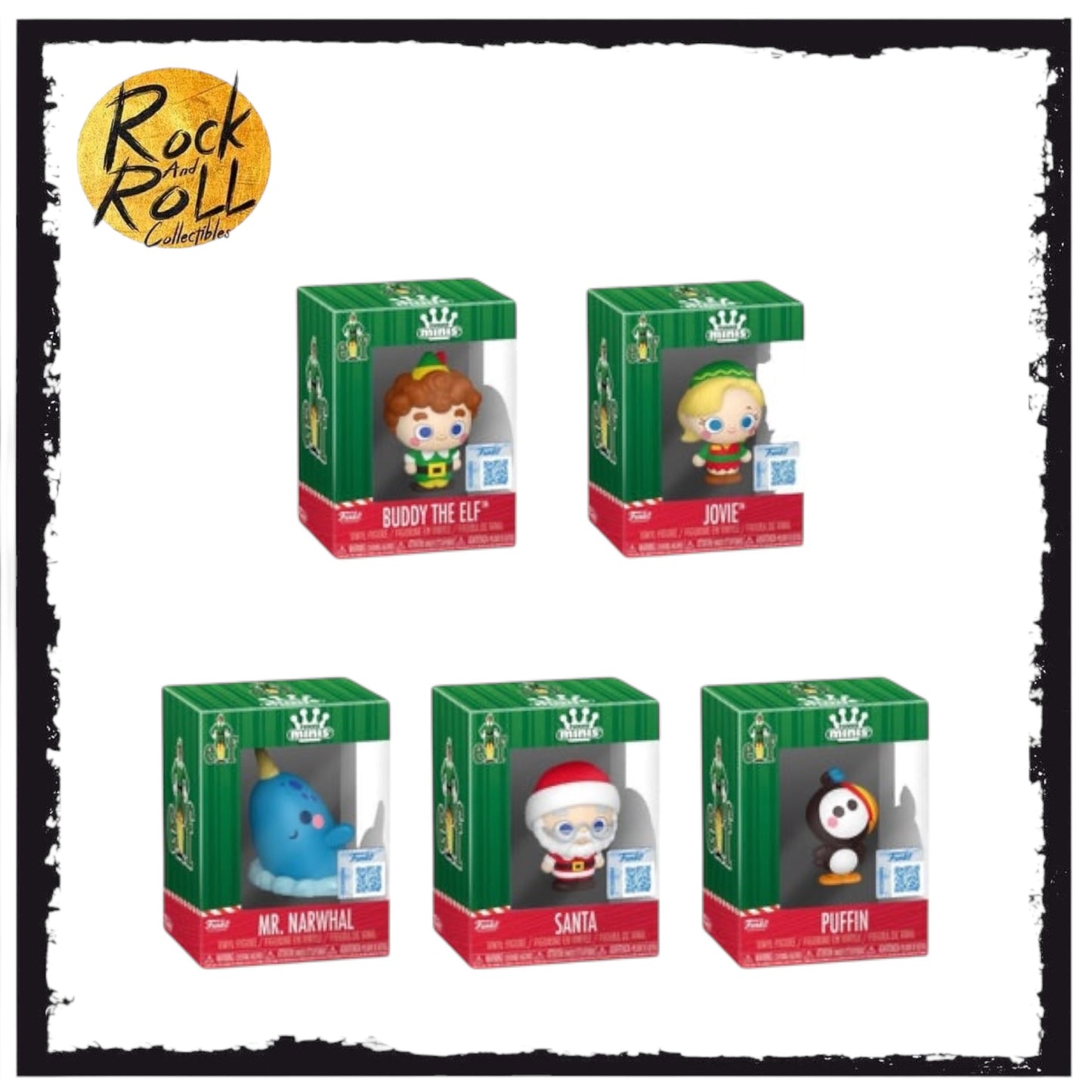 Elf Mini Vinyl Funko Figures [x1 Random Figure]