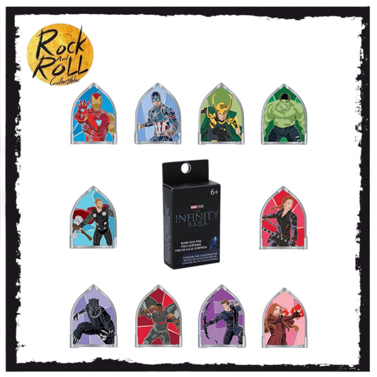 Loungefly Marvel Infinity Saga Stain Glass Blind Box Pin
