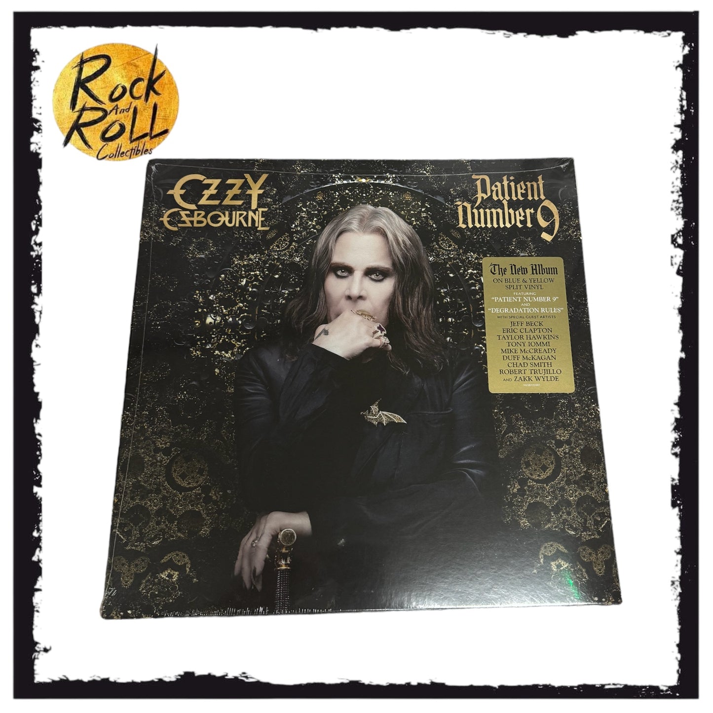 Ozzy Osbourne ‎Patient Number 9 Blue & Yellow Colour Double Vinyl