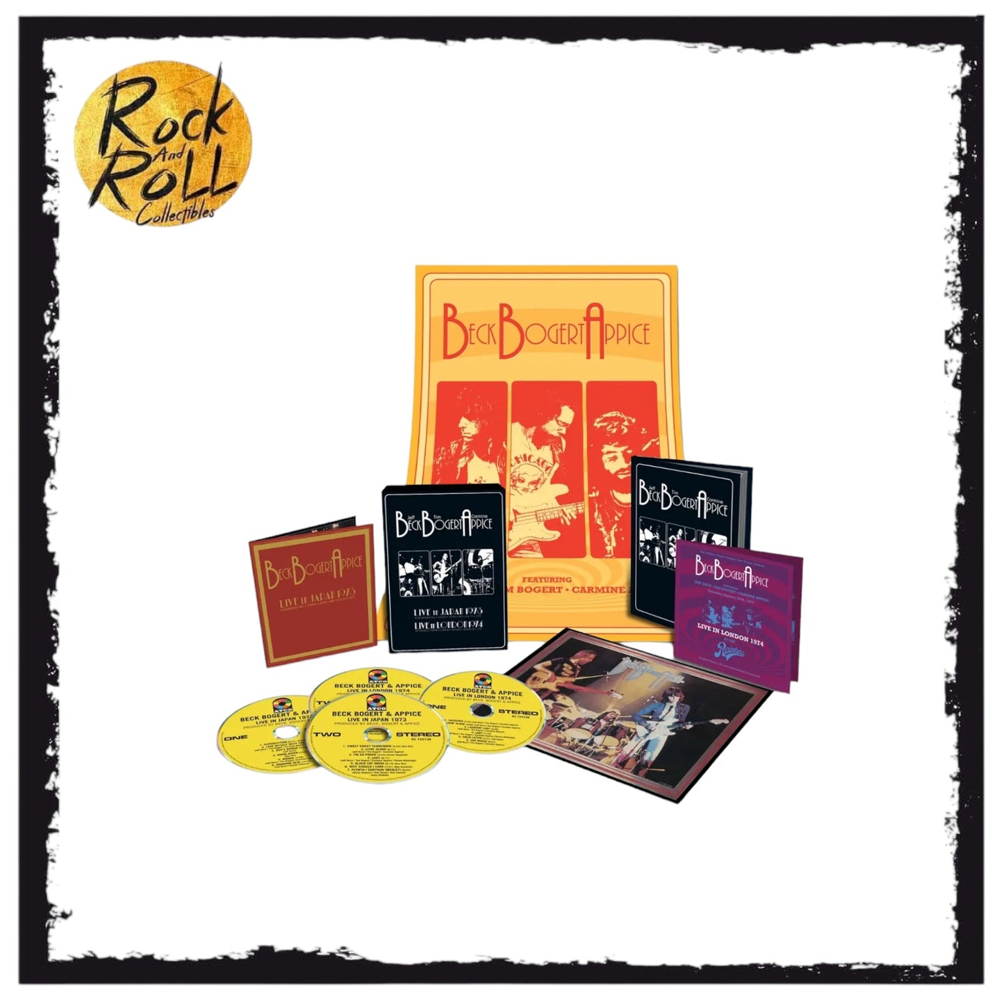 Beck, Bogert & Appice - Live 1973 & 1974 Deluxe Edition 4CD Album Box Set
