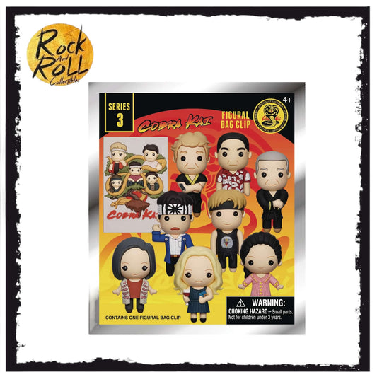 3D Figural Bag Clip Cobra Kai Series 3 Mystery Pack