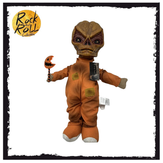 Spirit Halloween Trick 'R Treat Unmasked Sam Plush Doll US IMPORT
