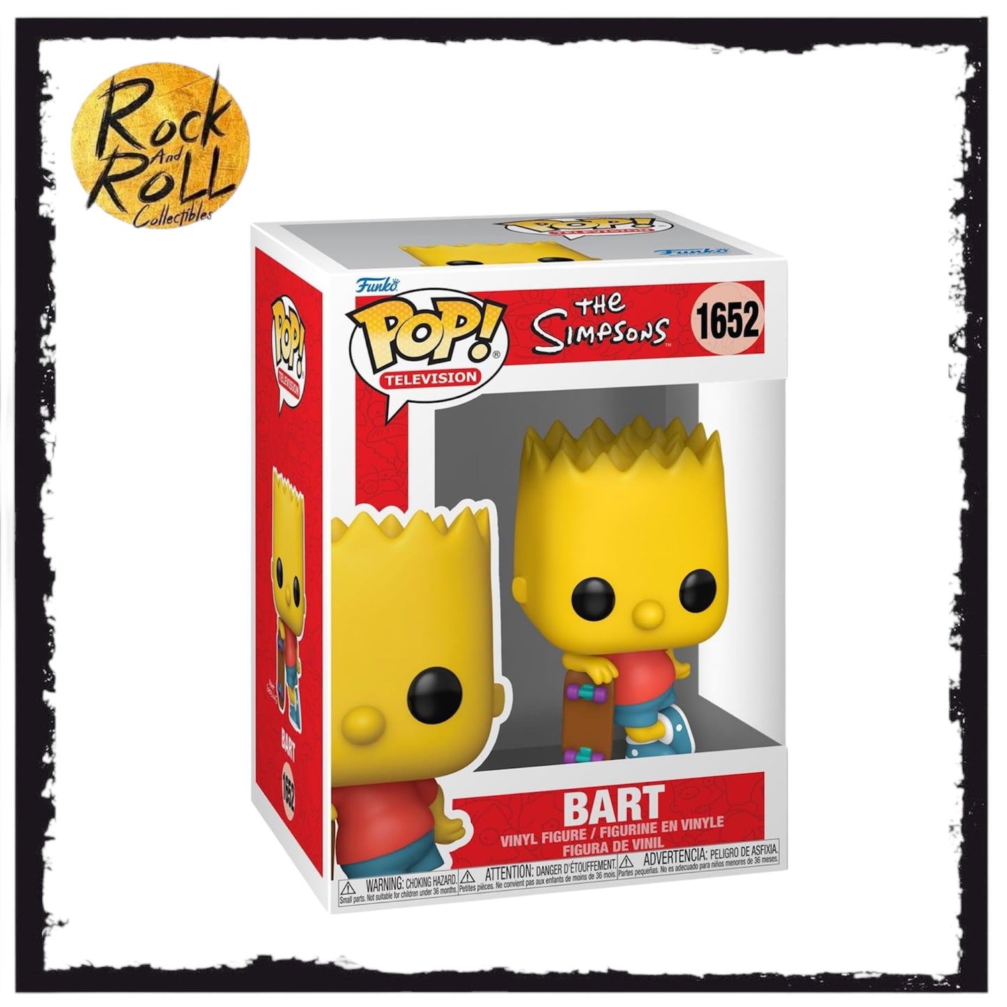 Bart with Skateboard #1652 Funko Pop! - The Simpsons