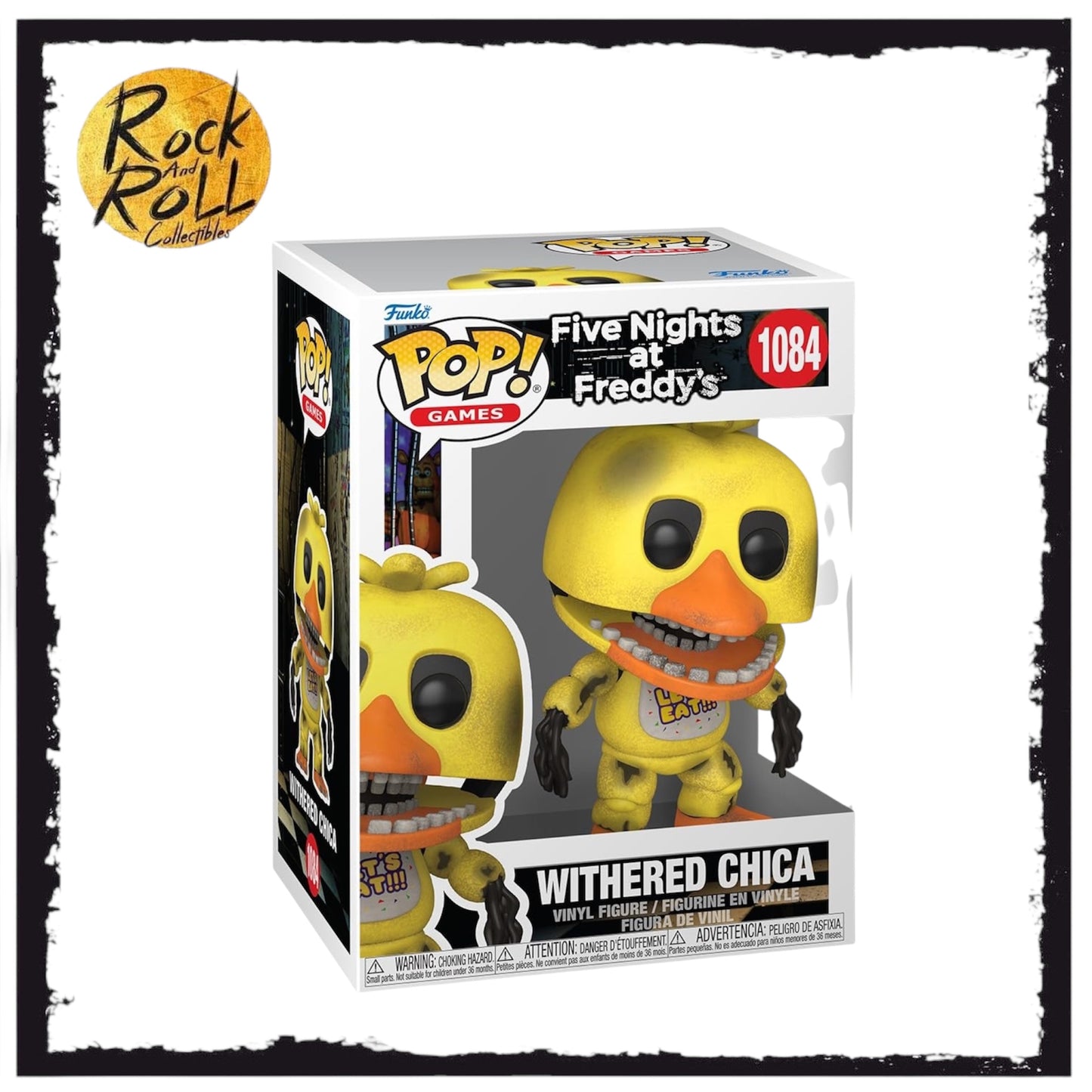 Withered Chica #1084 Funko Pop - Five Nights at Freddy's