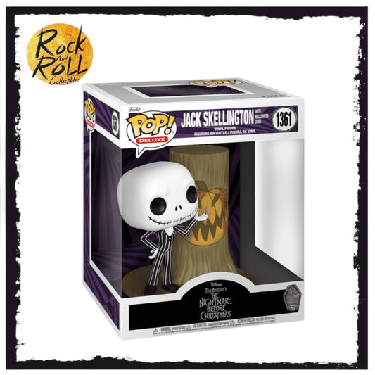 Jack Skellington with Halloween Door #1361 Funko Deluxe Funko Pop! - The Nightmare before Christmas