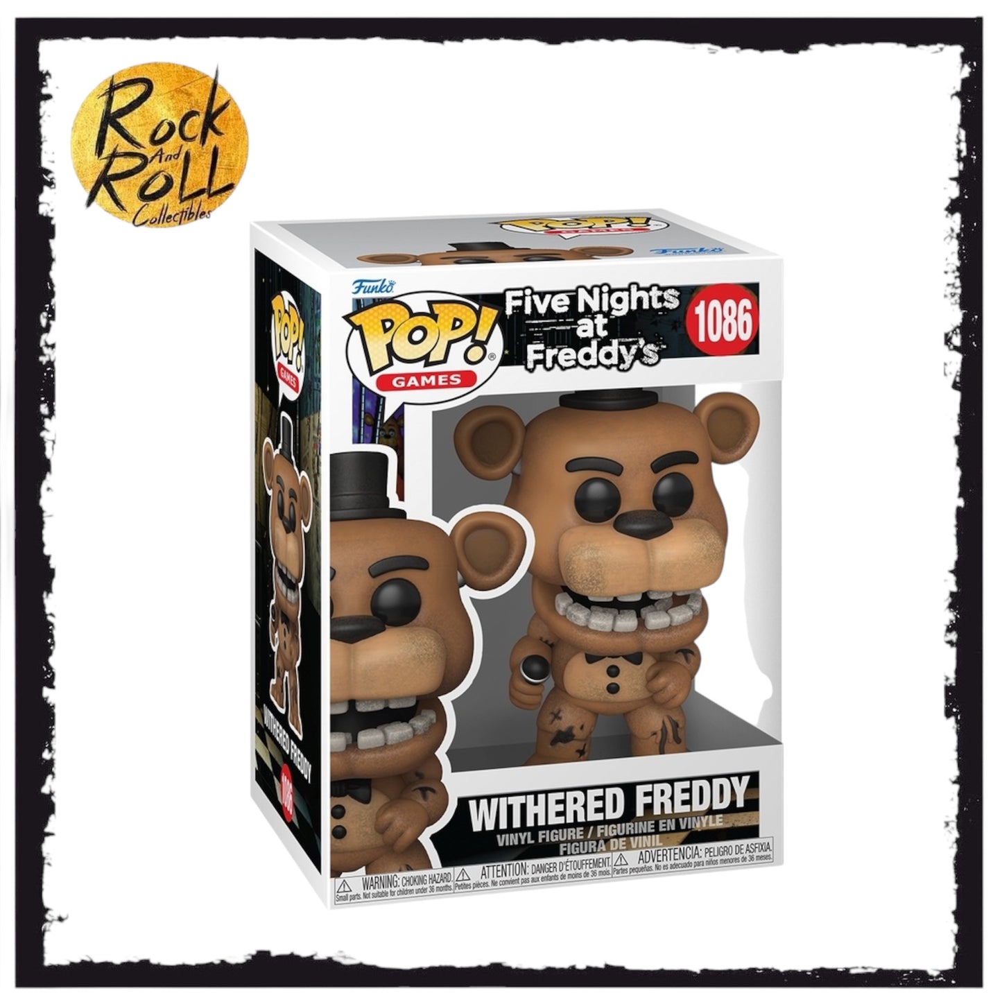 Withered Freddy #1086 Funko Pop - Five Nights at Freddy's
