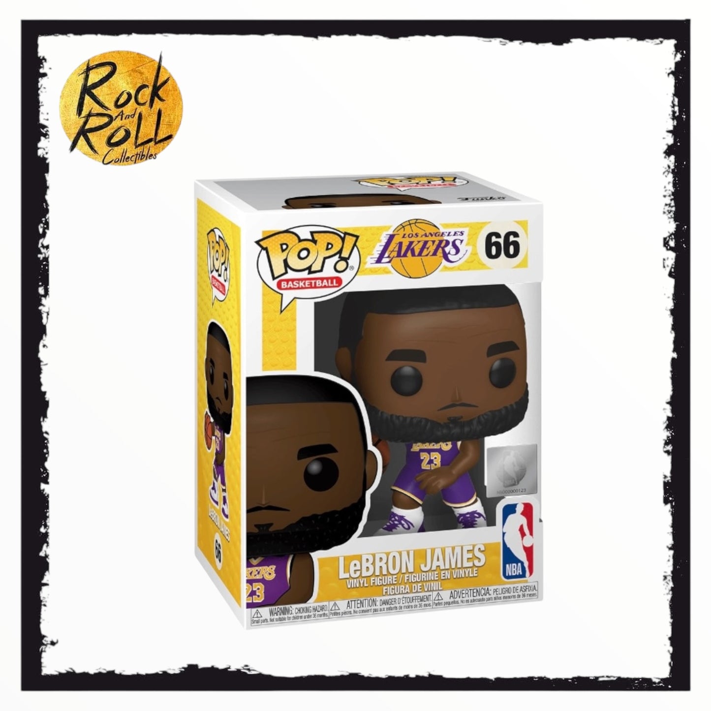 LA Lakers NBA - LeBron James Funko Pop! #66