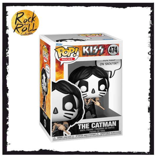 The Catman #474 Funko Pop Sayings - Kiss: Rock and Roll All Night