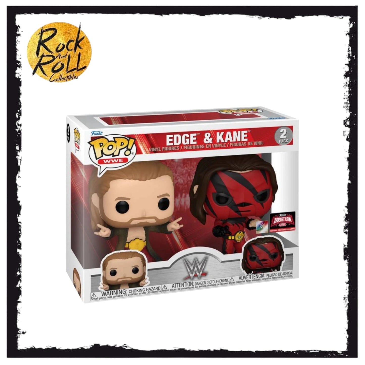 WWE - Edge & Kane 2 Pack - Target Con Exclusive Funko Pop