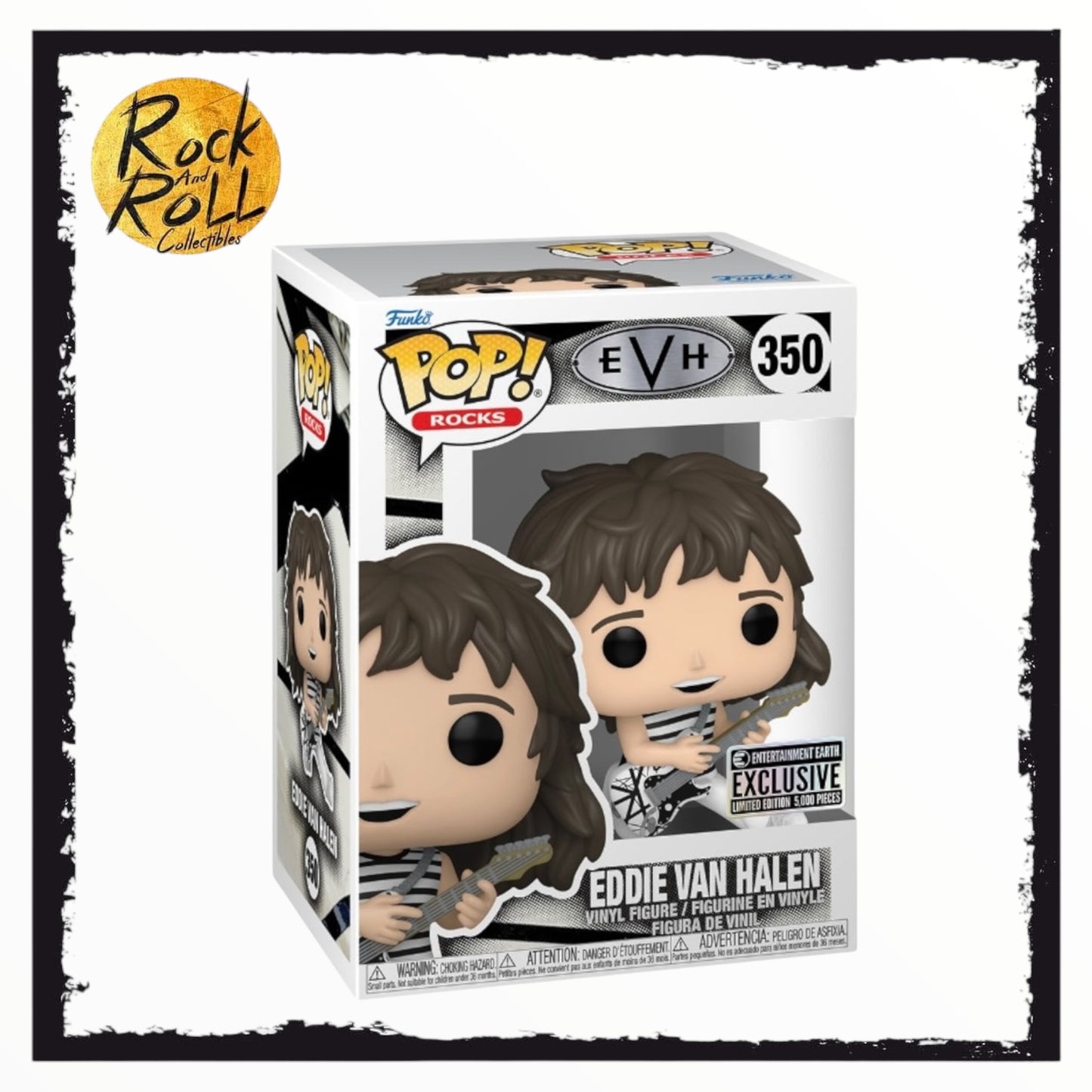 Eddie Van Halen Funko Pop! Rocks #350 Entertainment Earth Exclusive - LE50000 pcs.