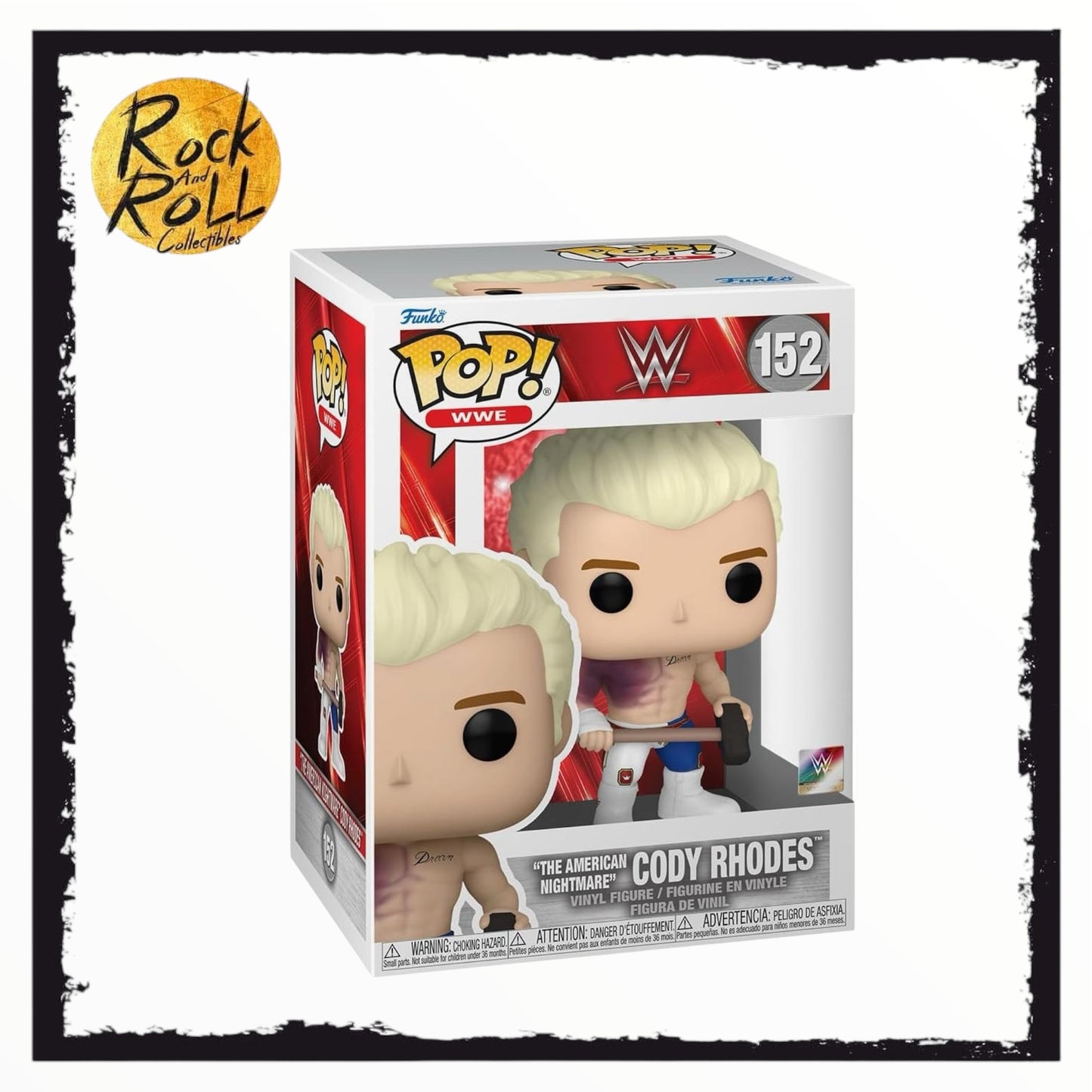 WWE “The American Nightmare” Cody Rhodes Funko Pop! #152