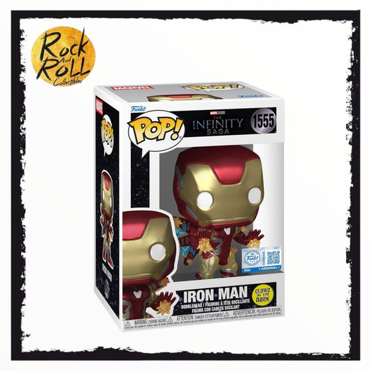Iron Man (glow in the dark) #1555 Funko Pop - The Infinity Saga