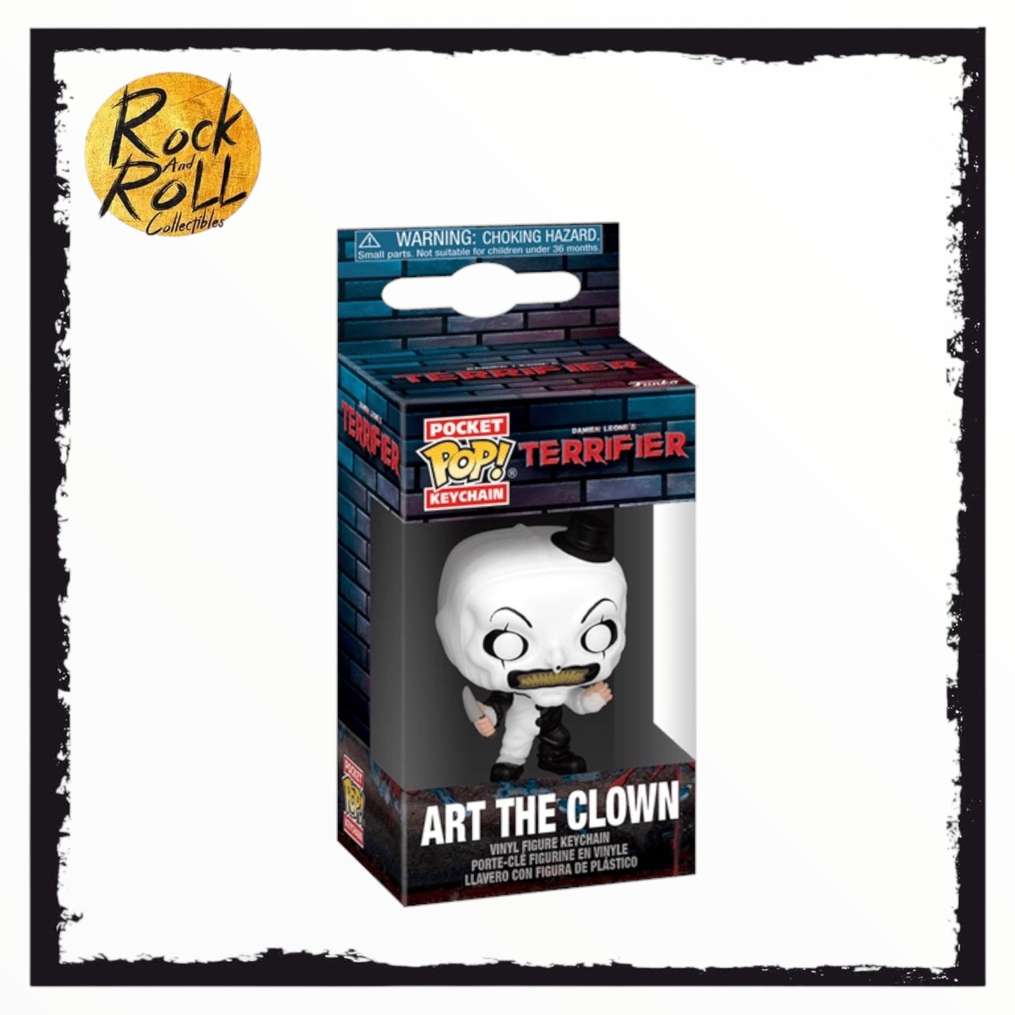 Terrifier Funko Pocket Pop Keychain - Art the Clown