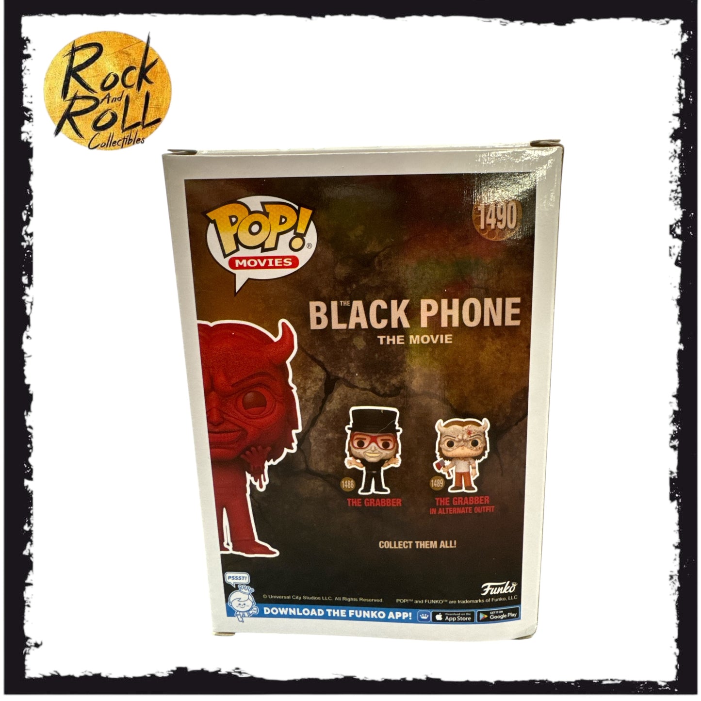 The Black Phone - The Grabber (Red Molding) Funko Pop! #1490 Funko Exclusive. Condition 8/10