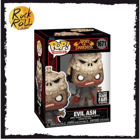 Evil Dead Army of Darkness - Evil Ash Funko Pop! #1671 2024 Hot Topic Scare Fair Exclusive