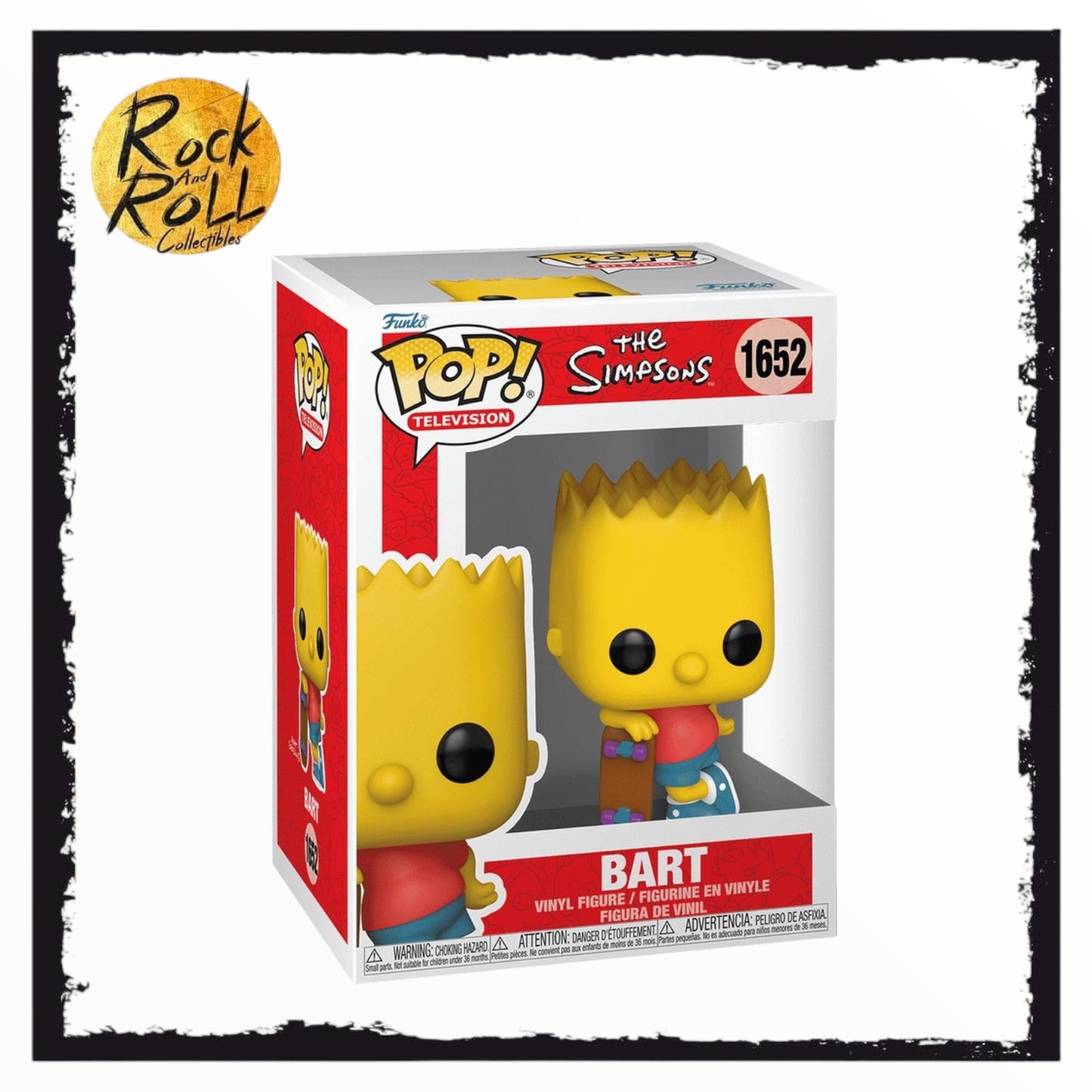Bart with Skateboard #1652 Funko Pop! - The Simpsons
