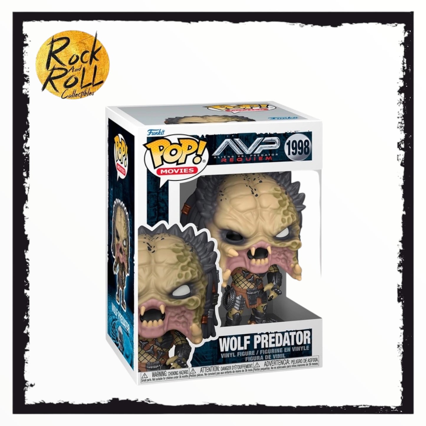 Wolf Predator #1998 Funko Pop! - Alien Vs. Predator: Requiem