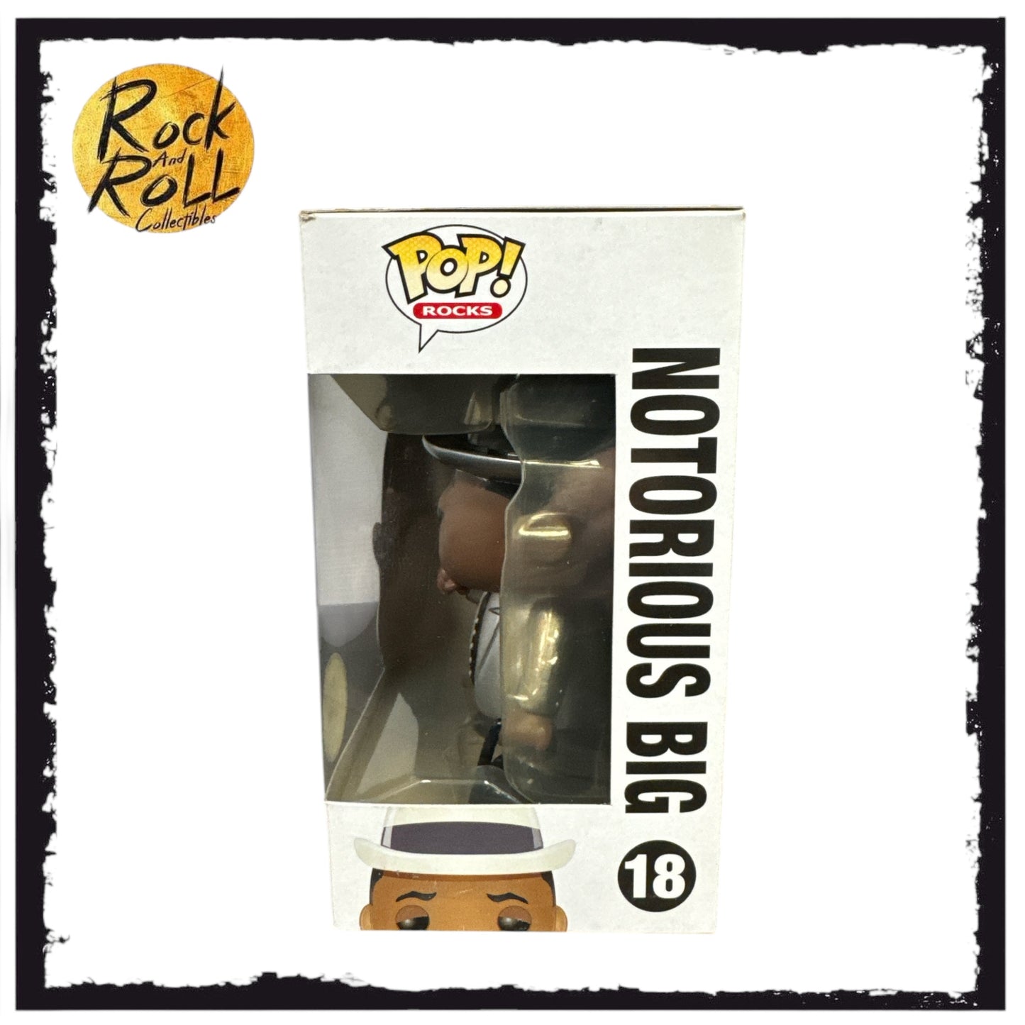 The Notorious B.I.G Metallic Funko Pop! Rocks #18 SDCC 2011 LE 240pcs. Condition 7/10