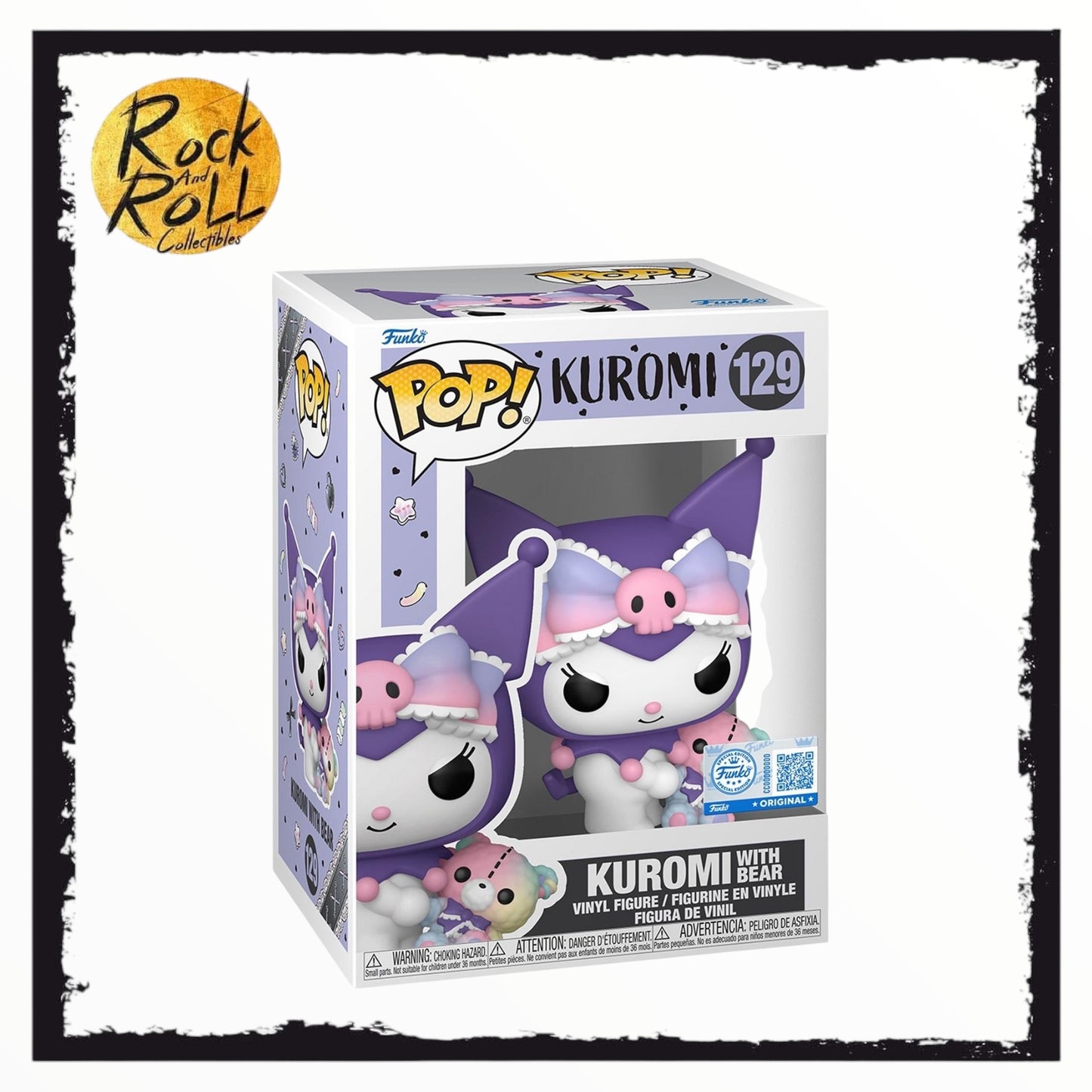 Kuromi with Bear #129 Funko Pop - Sanrio