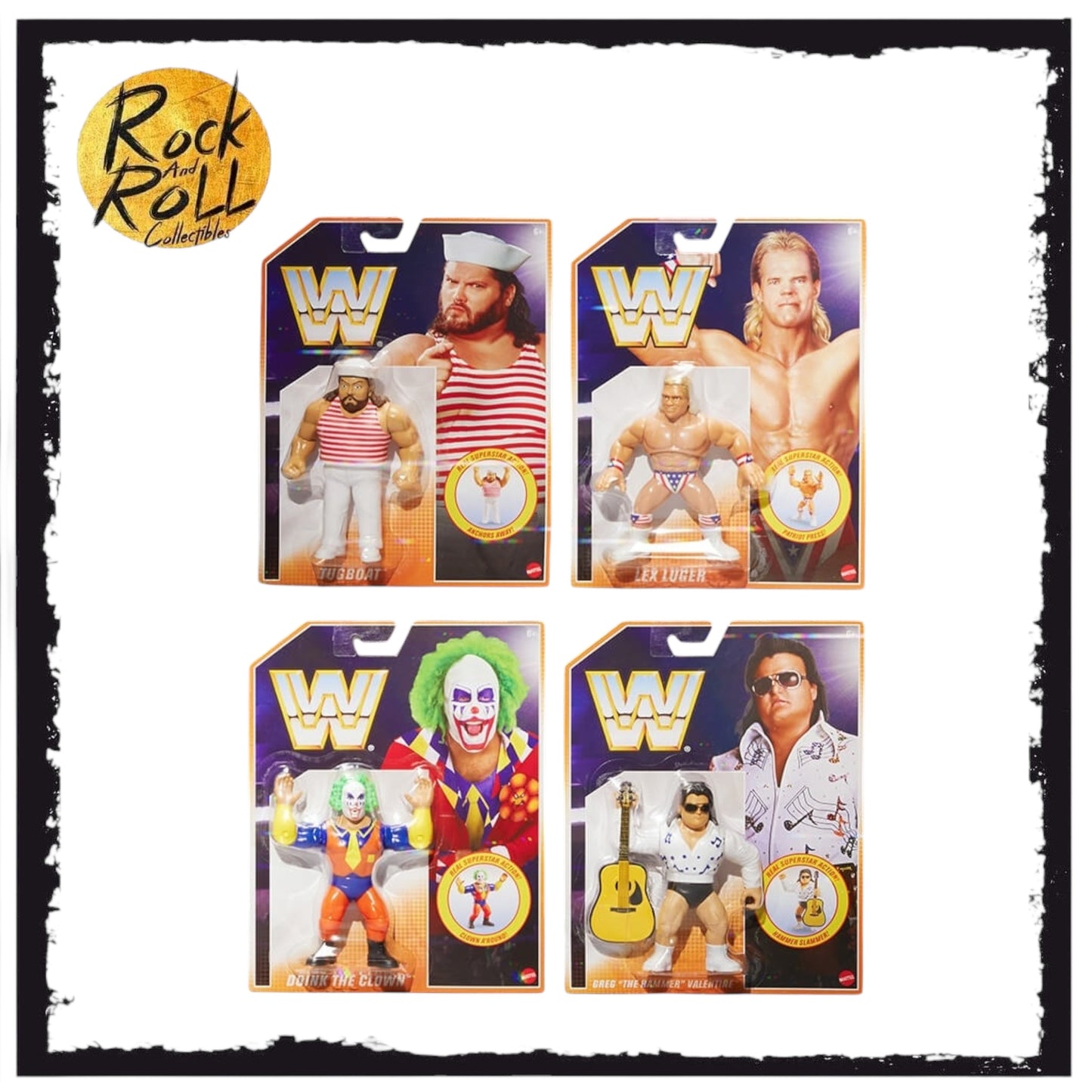 WWE Retro Set Wave 3 US Import - 4 Pack