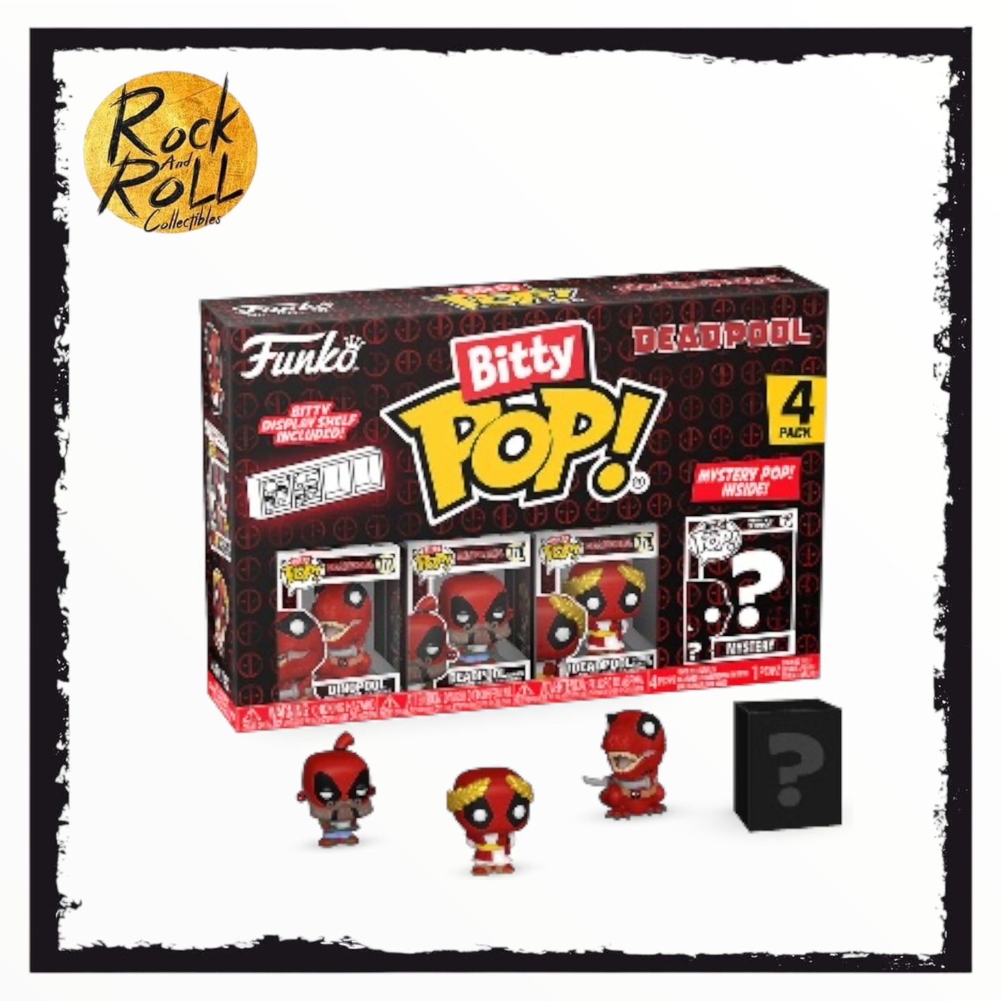 Dinopool 4 Pack Bitty Funko POP! - Deadpool - Chance Of Chase