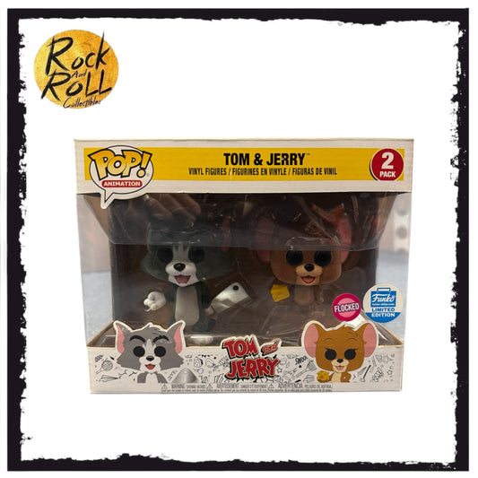 Tom & Jerry (Flocked) Funko Pop! 2 Pack - Funko Shop Limited Edition - Condition 8/10