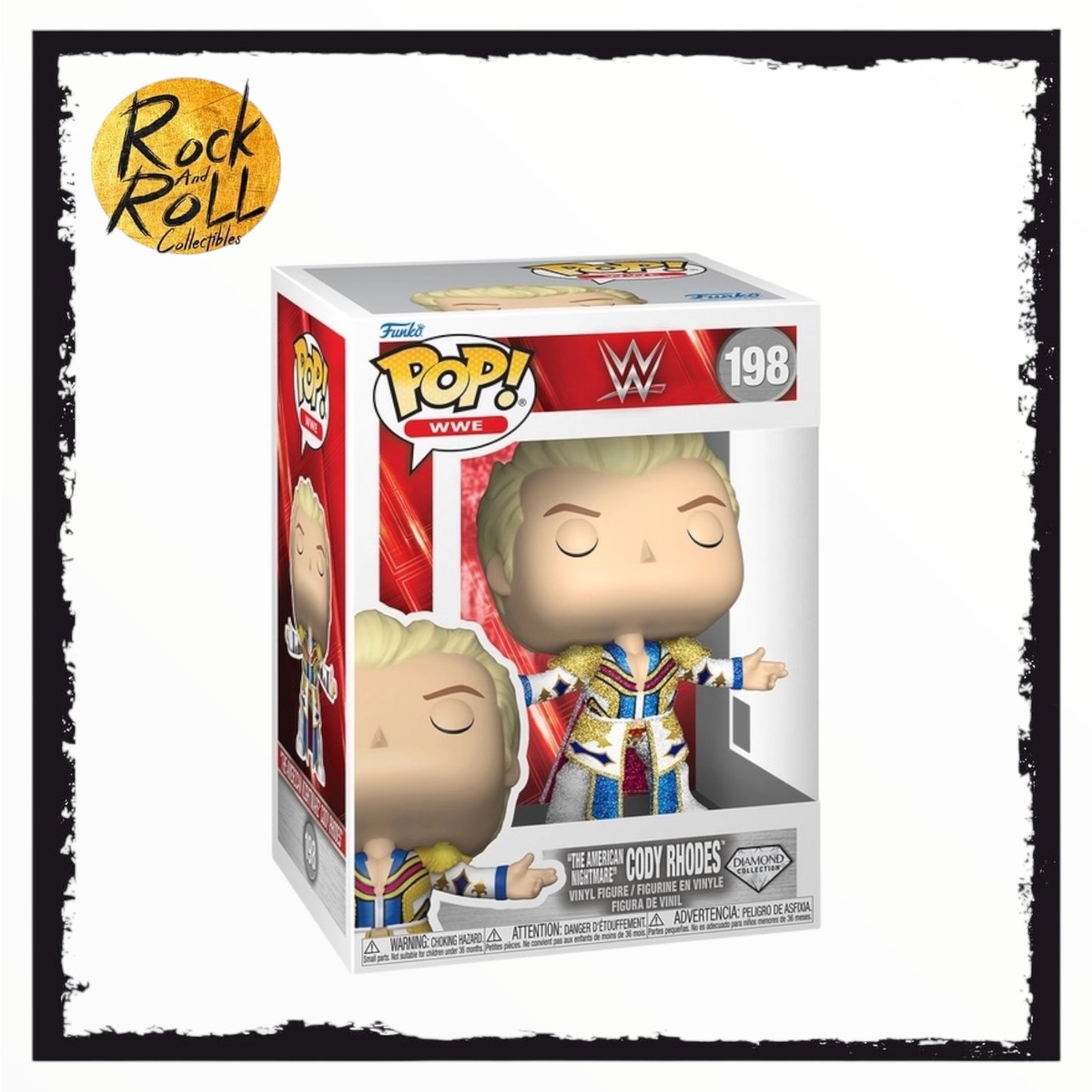 The American Nightmare Cody Rhodes (Diamond) #198 Funko Pop - WWE