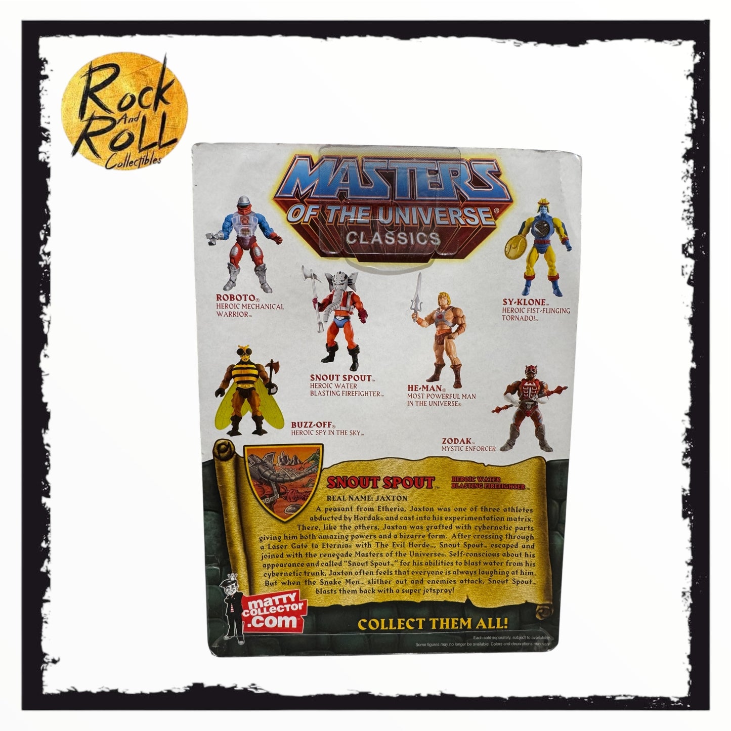 Masters of the Universe Classics Snout Spout Heroic Water Blasting Firefighter Figure
