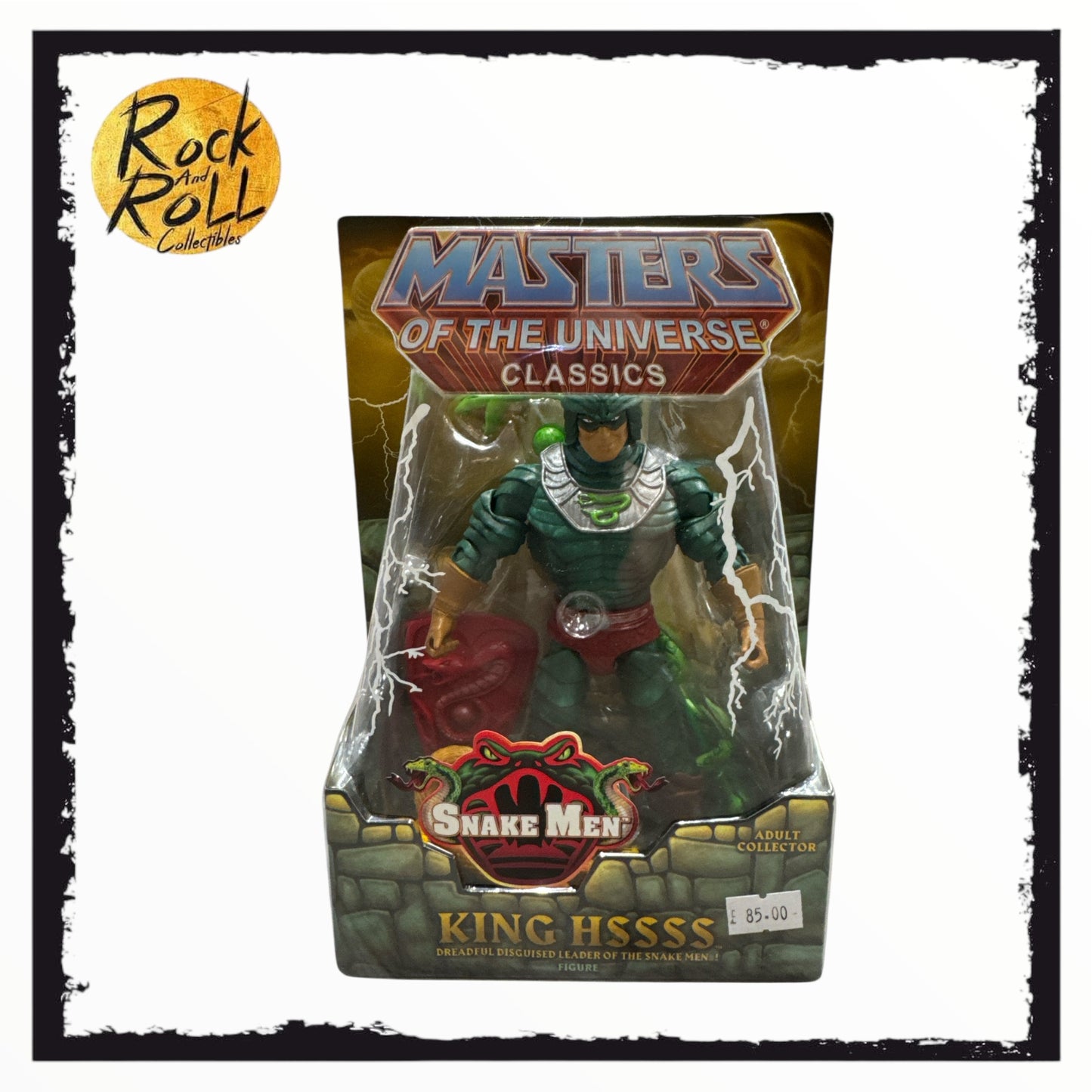 Masters of the Universe Classics King Hssss Deadful Disgusied Leader of the Snake Men Figure