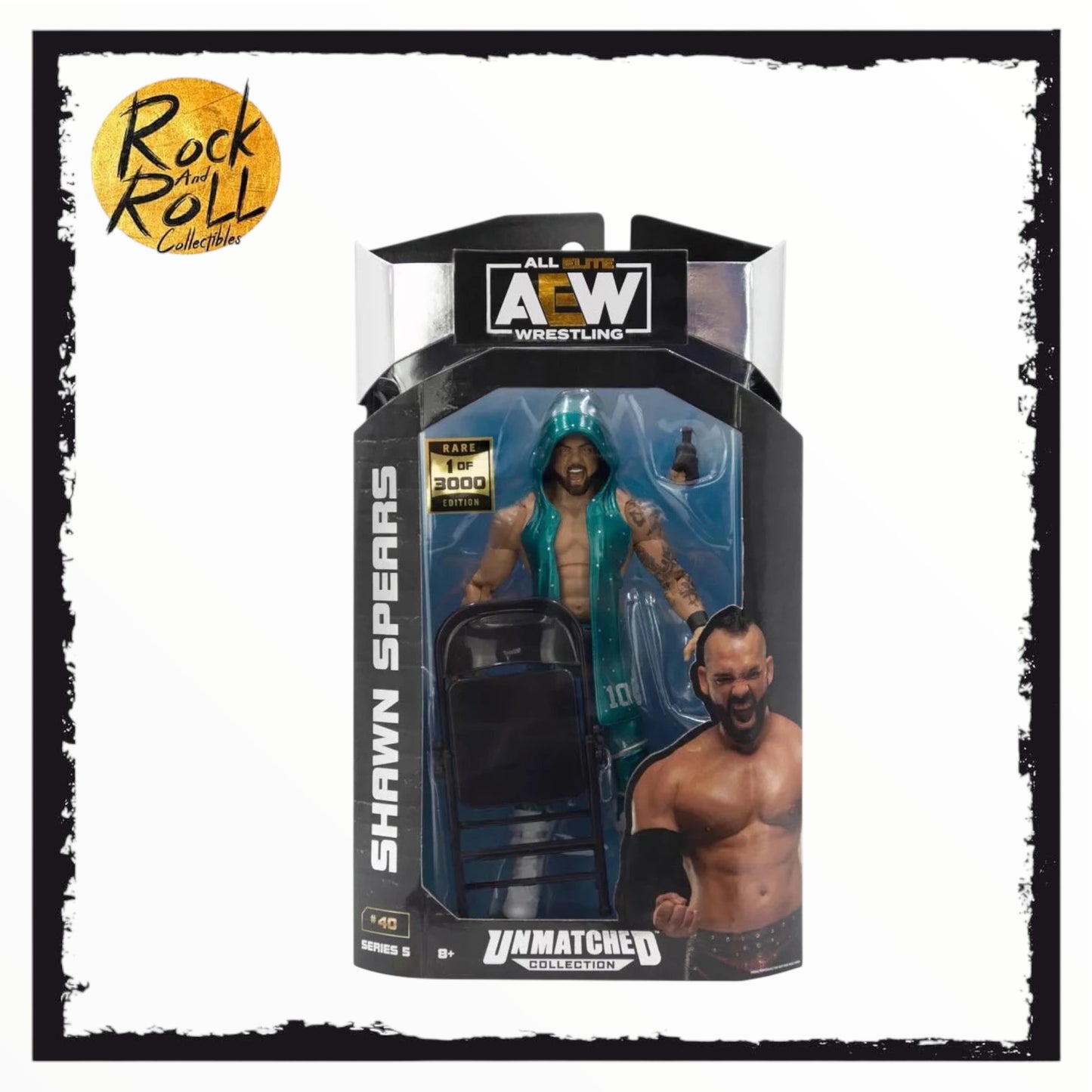 AEW Unmatched Collection Series 5 #40 Shawn Spears (1 of 3000 Rare Edition)