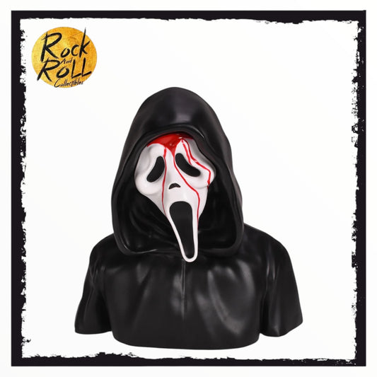 Cinemark US Import Scream 7 2026 Ghost Face Bloody Bust Popcorn Bucket