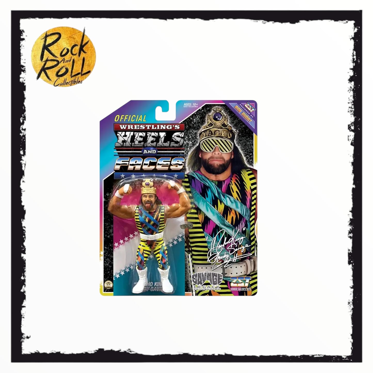 *Damaged Card* ZST-Zombie Sailor Toys Heels And Faces King Macho Man Randy Savage