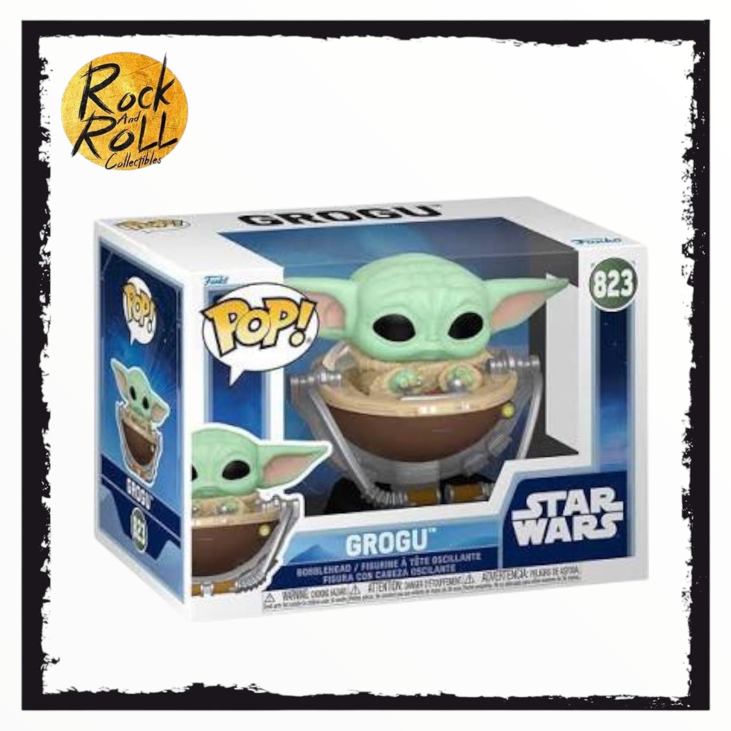 Grogu with Mudhorn Chest Armour #819 Funko Pop - Star Wars