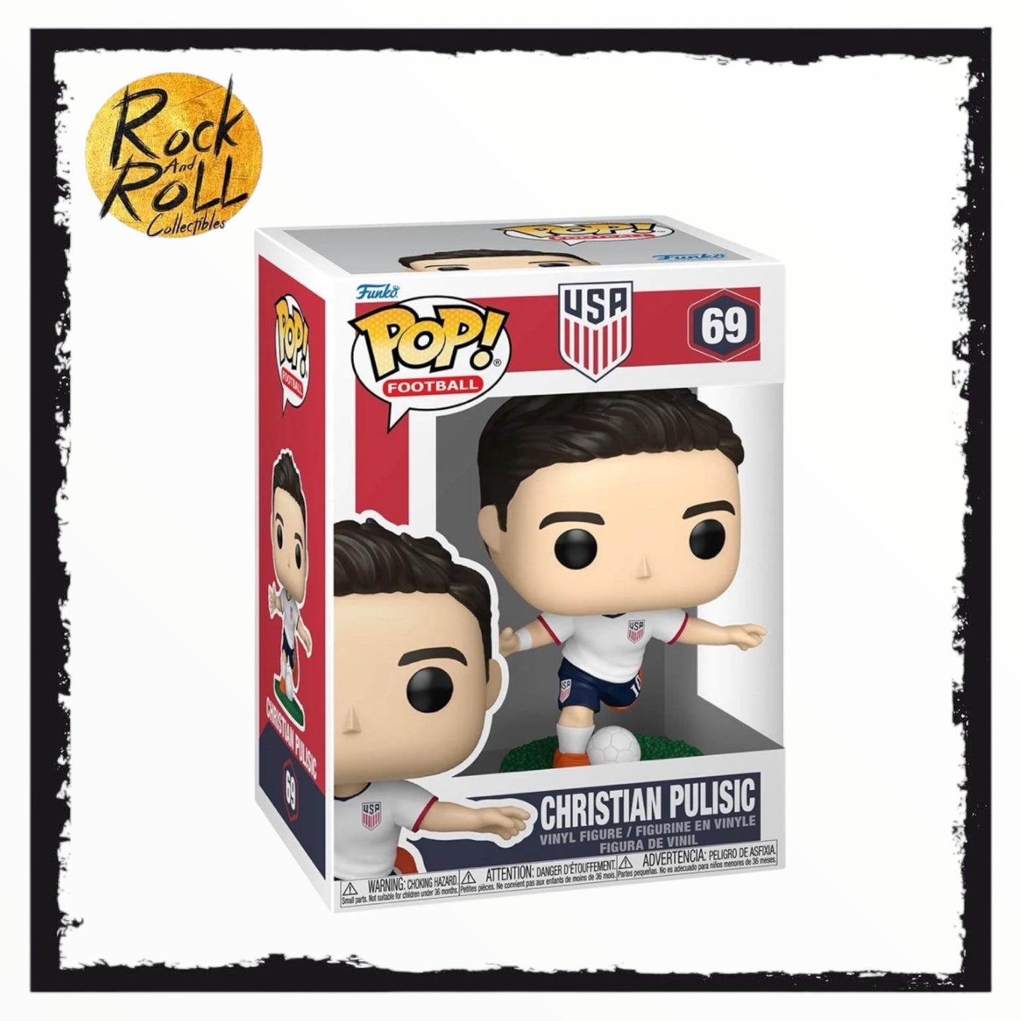 Christian Pulisic #69 Funko Pop - USA International Football Team