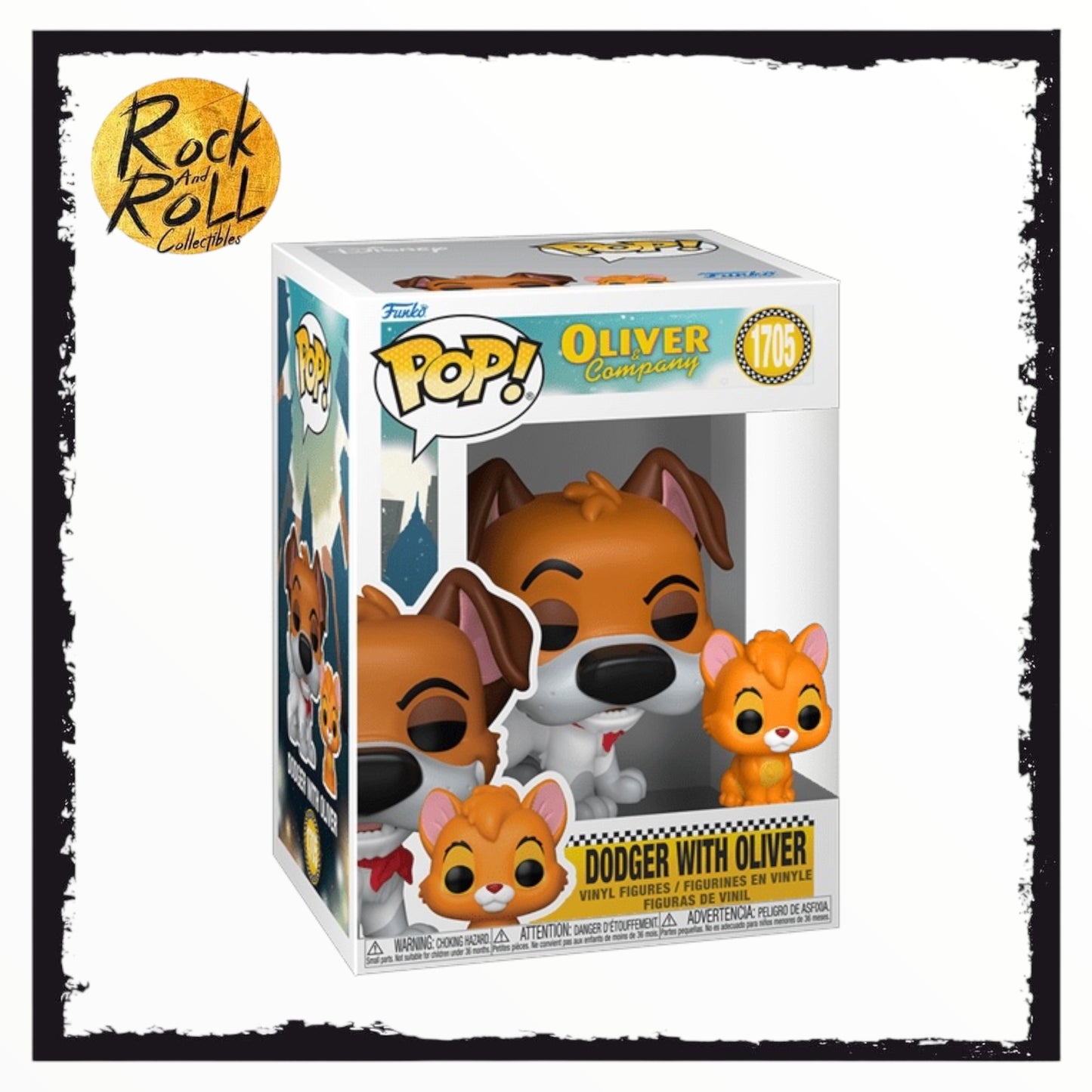 Dodger with Oliver #1705 Funko Pop! & Buddy - Oliver & Company