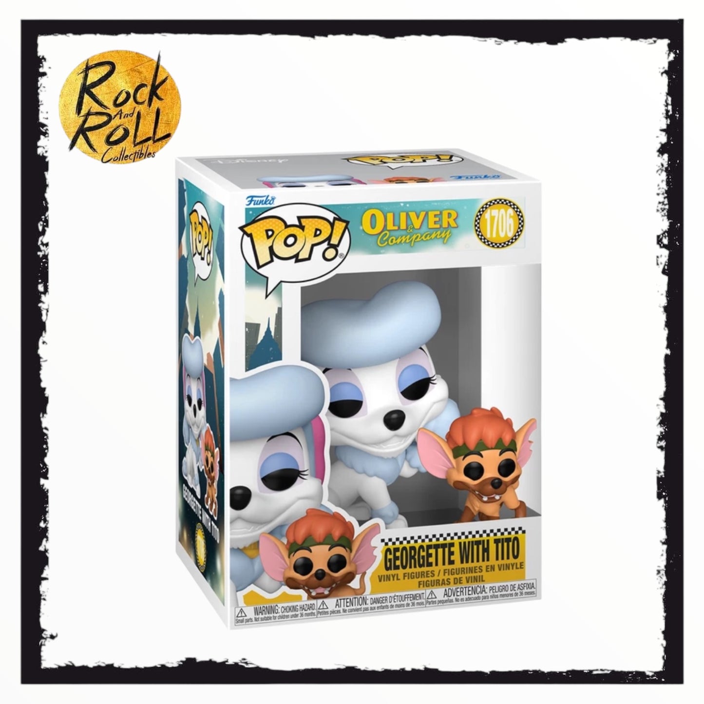 Georgette with Tito #1706 Funko Pop! & Buddy - Oliver & Company