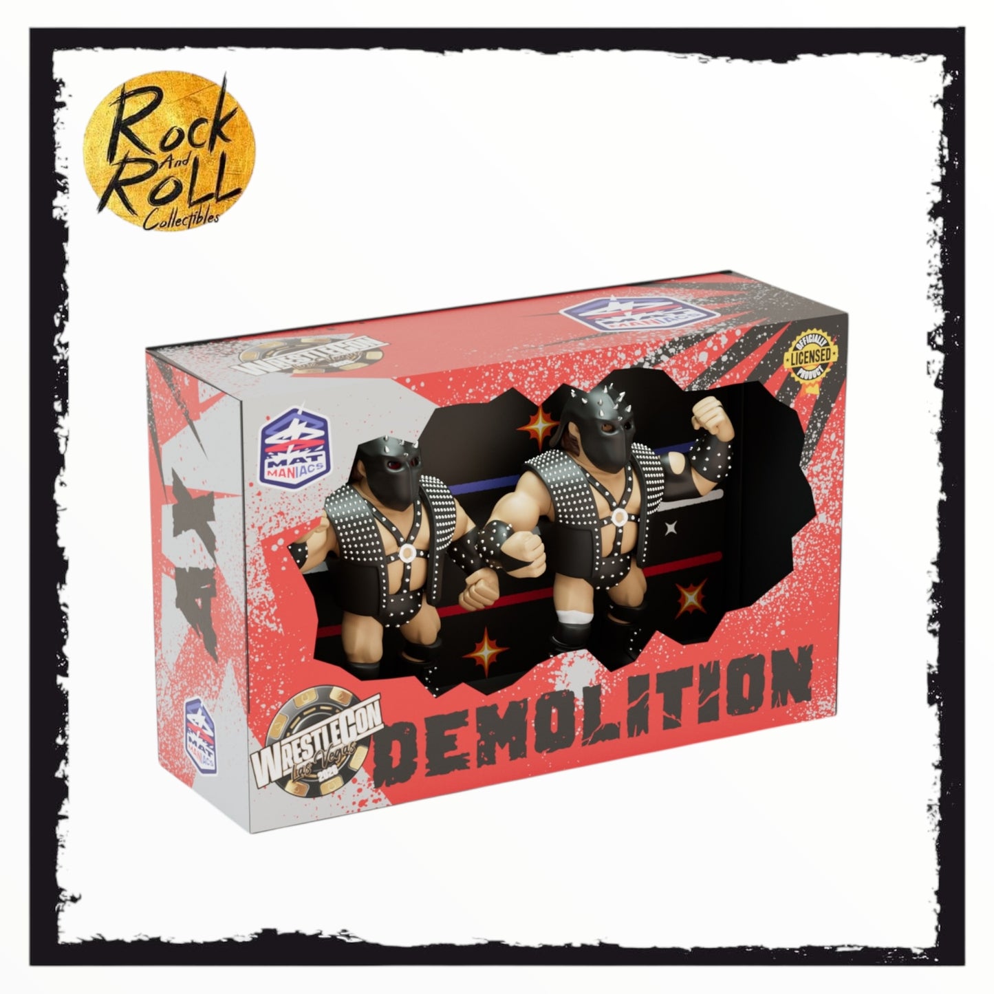 WRESTLECON 2026 EXCLUSIVE MAT MANIACS DEMOLITION 2 PACK PRE ORDER