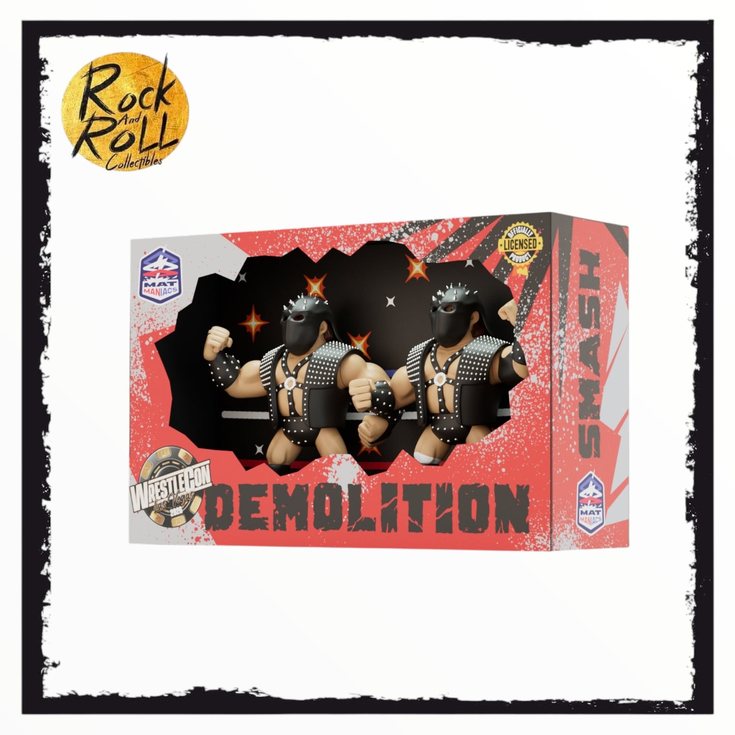 WRESTLECON 2026 EXCLUSIVE MAT MANIACS DEMOLITION 2 PACK PRE ORDER