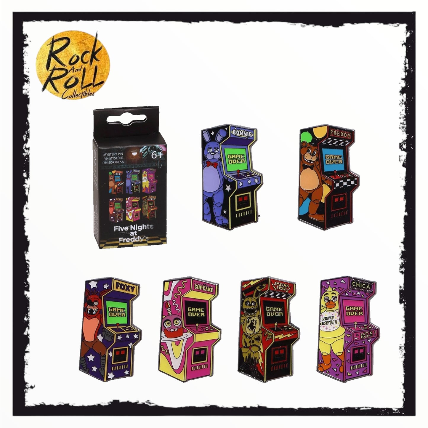 Loungefly Five Nights At Freddy's Arcade Blind Box Enamel Pin