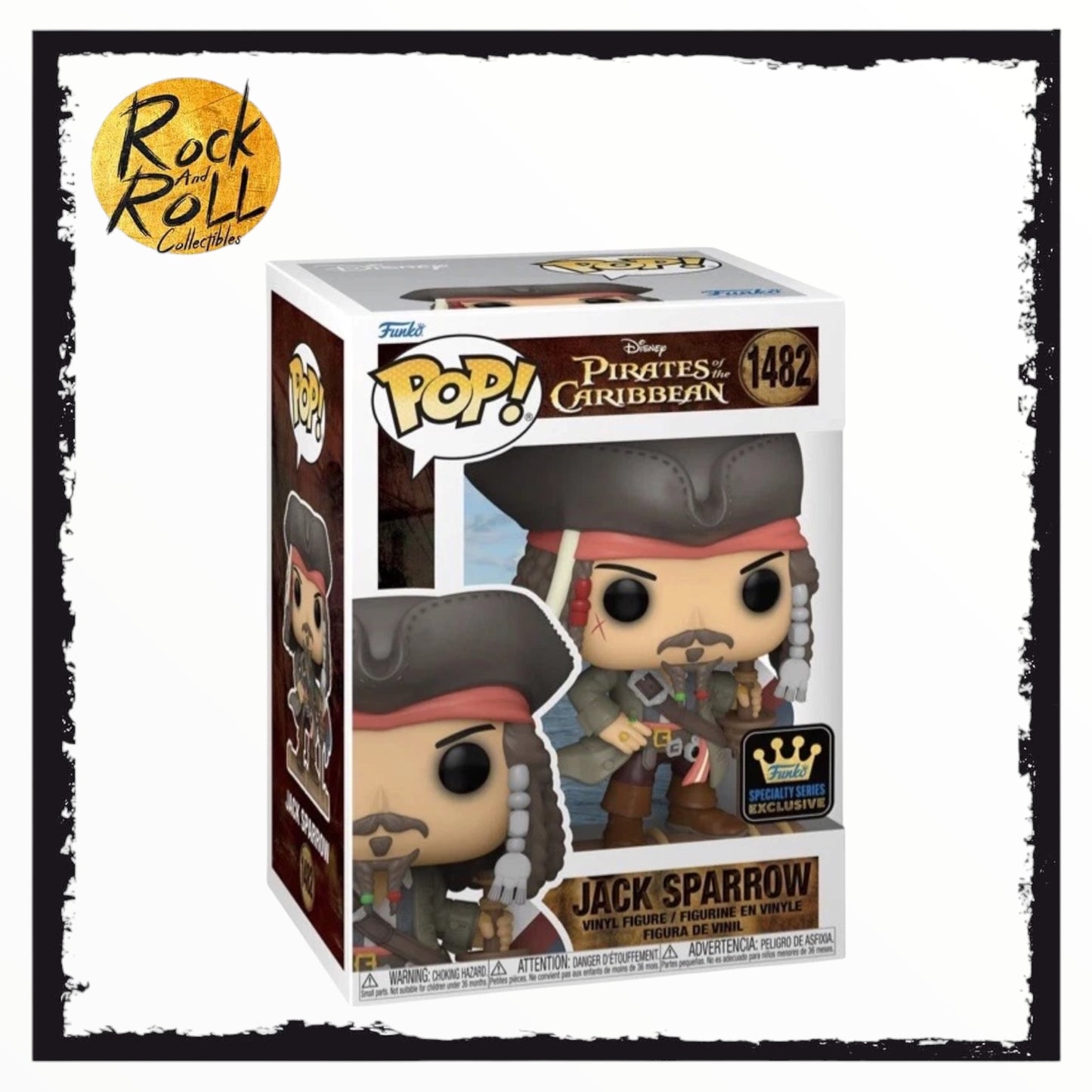 Funko Pop! Movies Pirates of the Caribbean- Jack Sparrow (Opening) #1482 Speciality Series