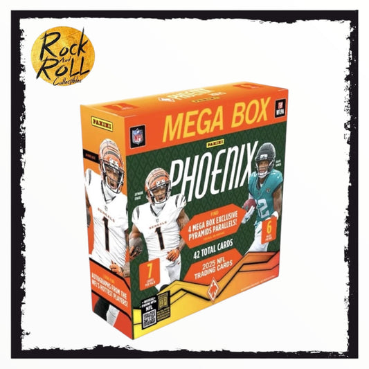 2025 Panini NFL Phoenix Football Trading Card Mega Box
