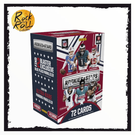 2025 Panini NFL Rookies & Stars Football Trading Card Blaster Box
