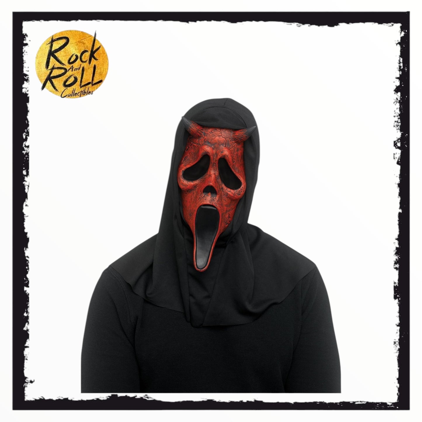 Scream - Ghost Face Aged Devil Adult Mask - Fun World